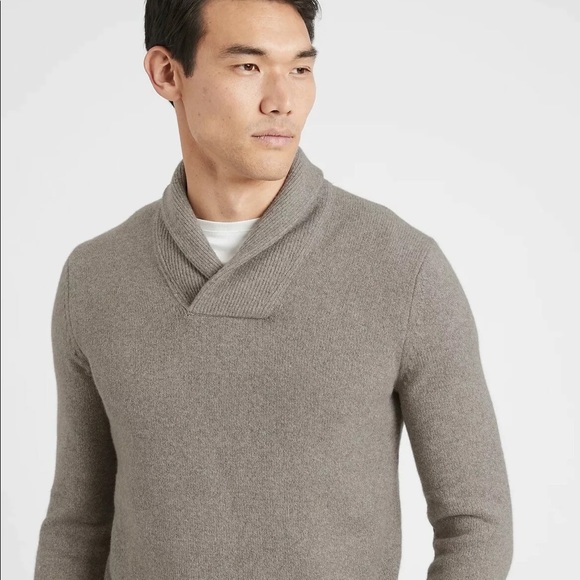 Banana Republic Mens Shawl Sweater 